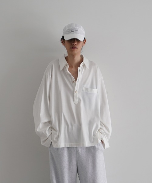 KAIKO(カイコー)の「KAIKO × gourmet jeans Gjty (good job thank you) vol.01(シャツ/ブラウス・メンズ・ブラック/ホワイト・1/2)」の3枚目の写真