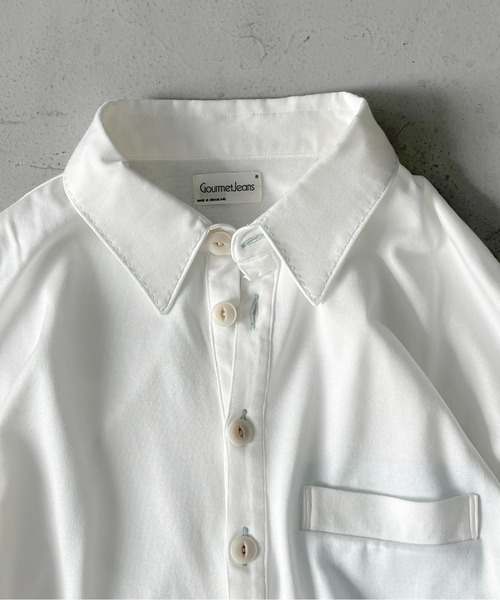 KAIKO(カイコー)の「KAIKO × gourmet jeans Gjty (good job thank you) vol.01(シャツ/ブラウス・メンズ・ブラック/ホワイト・1/2)」の6枚目の写真