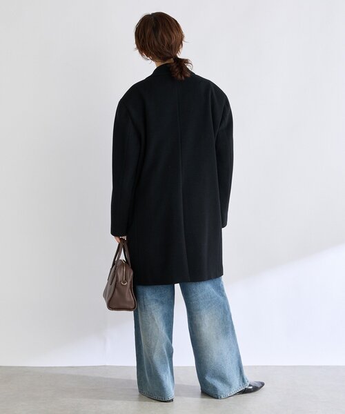 RIVE DROITE(リヴドロワ)の「【大人ハンサム】ウールビーバーテーラードコート(その他アウター・レディース・グレー/ブラック・38/36)」の14枚目の写真