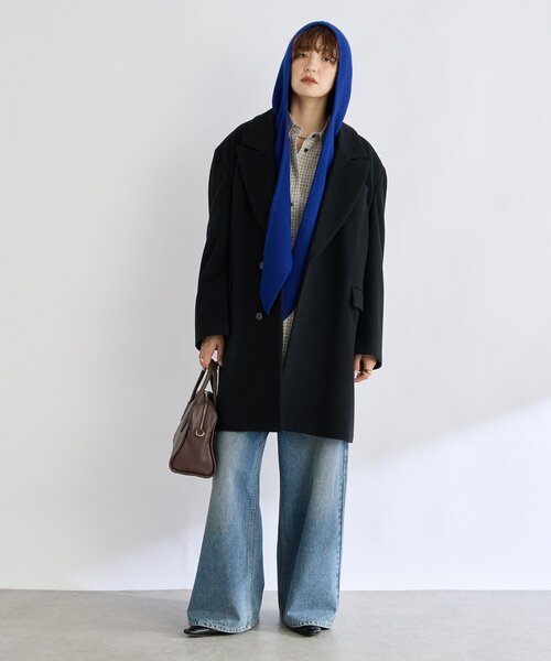 RIVE DROITE(リヴドロワ)の「【大人ハンサム】ウールビーバーテーラードコート(その他アウター・レディース・グレー/ブラック・38/36)」の17枚目の写真