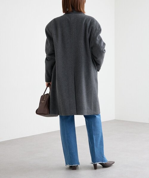 RIVE DROITE(リヴドロワ)の「【大人ハンサム】ウールビーバーテーラードコート(その他アウター・レディース・グレー/ブラック・38/36)」の22枚目の写真