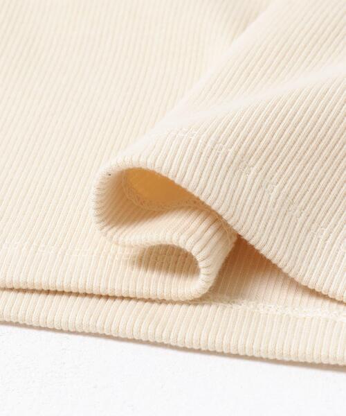 URBAN RESEARCH（アーバンリサーチ）の「ヘンリーネックリブカットソー（Tシャツ/カットソー・レディース・ホワイト系その他/ブラック・FREE）」の16枚目の写真