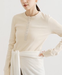 URBAN RESEARCH | ヘンリーネックリブカットソー(Tシャツ/カットソー)