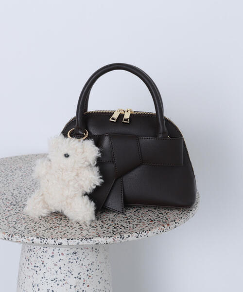 NATURAL BEAUTY BASIC(ナチュラルビューティーベーシック)の「◇プラッシーベアチャーム(チャーム・レディース・ピンク/キャメル/ホワイト・フリ-)」の4枚目の写真