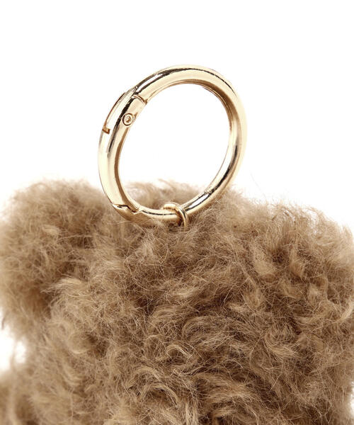 NATURAL BEAUTY BASIC(ナチュラルビューティーベーシック)の「◇プラッシーベアチャーム(チャーム・レディース・ピンク/キャメル/ホワイト・フリ-)」の8枚目の写真