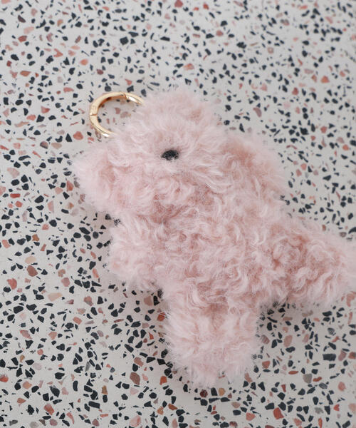 NATURAL BEAUTY BASIC(ナチュラルビューティーベーシック)の「◇プラッシーベアチャーム(チャーム・レディース・ピンク/キャメル/ホワイト・フリ-)」の1枚目の写真