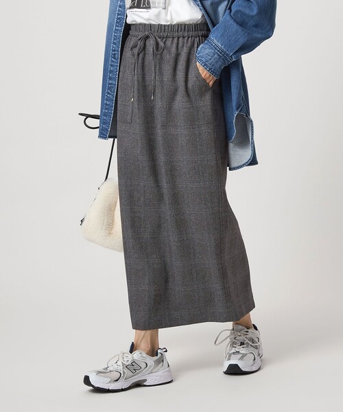 セール】［size SHORTあり］ツイードライク スカート マシン