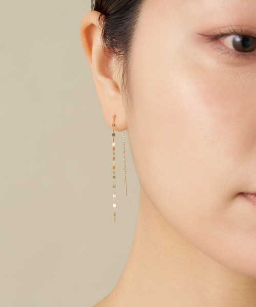 va vendome aoyama(ヴイエーヴァンドームアオヤマ)の「K10YG ゴールド ピアス(ピアス(両耳用)・レディース・イエローゴールド・ONE SIZE)」の8枚目の写真