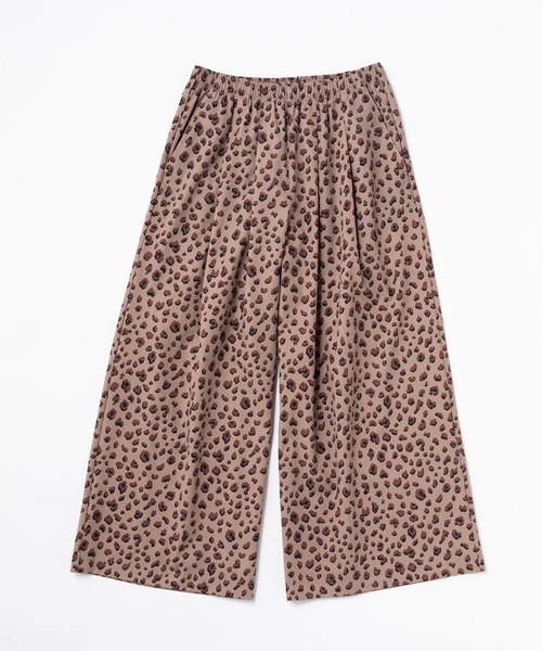 THOUSAND MILE（サウザンドマイル）の「[L's]FRENCH SLEEVE SHIRT & LONG PANTS SET NY/PU PRINT/フレンチスリーブシャツ＆ロングパンツセット プリント（セットアップ・レディース・レオパード/ブラック系その他/ブラウン系その他・FREE）」の20枚目の写真