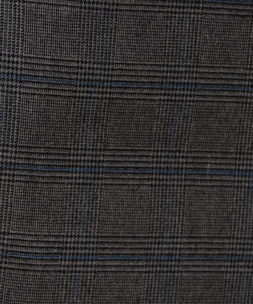 COMME CA ISM（コムサイズム）の「【スマートベーシックパンツ】両面起毛ストレッチツイル チェック  テーパードスラックス（スラックス・メンズ・チャコール/ブラウン・X-LARGE/LARGE/MEDIUM/SMALL）」の9枚目の写真