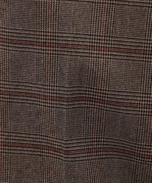 COMME CA ISM（コムサイズム）の「【スマートベーシックパンツ】両面起毛ストレッチツイル チェック  テーパードスラックス（スラックス・メンズ・チャコール/ブラウン・X-LARGE/LARGE/MEDIUM/SMALL）」の10枚目の写真