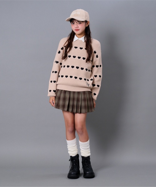 by LOVEiT（バイラビット）の「飾りベルトプリーツスカート（スカート・キッズ・ダークブラウン/グレー/ブルー・140cm/130cm/120cm/160cm/150cm）」の9枚目の写真