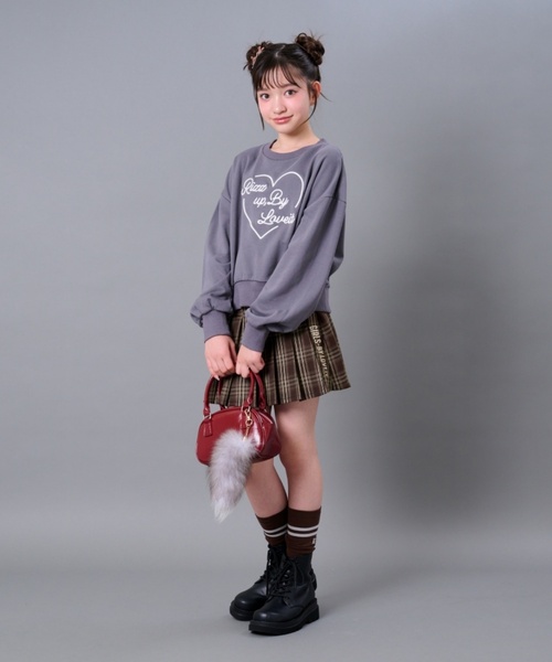 by LOVEiT（バイラビット）の「飾りベルトプリーツスカート（スカート・キッズ・ダークブラウン/グレー/ブルー・140cm/130cm/120cm/160cm/150cm）」の10枚目の写真