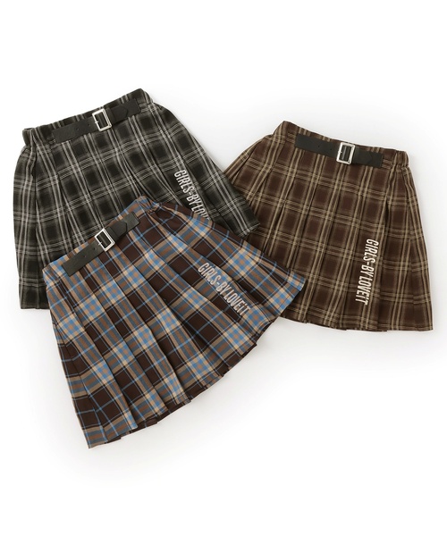 by LOVEiT（バイラビット）の「飾りベルトプリーツスカート（スカート・キッズ・ダークブラウン/グレー/ブルー・140cm/130cm/120cm/160cm/150cm）」の11枚目の写真