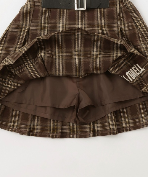 by LOVEiT（バイラビット）の「飾りベルトプリーツスカート（スカート・キッズ・ダークブラウン/グレー/ブルー・140cm/130cm/120cm/160cm/150cm）」の5枚目の写真