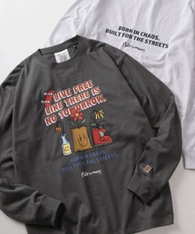 【75】【Philip Lumbang/フィリップ・ランバン】グラフィックプリント ロングスリーブTシャツ