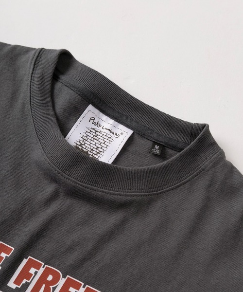 Philip Lumbang(フィリップランバン)の「【75】【Philip Lumbang/フィリップ・ランバン】グラフィックプリント ロングスリーブTシャツ(Tシャツ/カットソー・メンズ・ホワイト/ブラウン/ブラック/チャコールグレー/グレー・M/L/XL)」の9枚目の写真