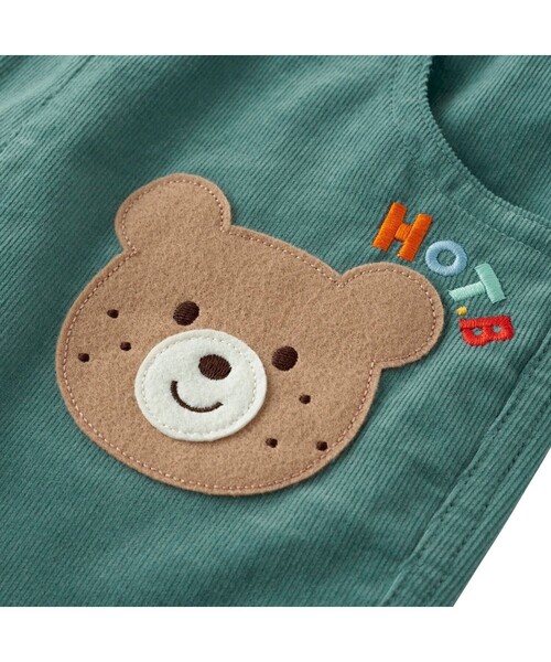 HOT BISCUITS（ホットビスケッツ）の「【NEW Color Series】コーデュロイ素材 パンツ（その他パンツ・キッズ・クリアグリーン・100cm/90cm/110cm/120cm/80ｃｍ）」の3枚目の写真