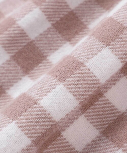 BeBe(ベベ)の「【お揃い】ネルギンガムチェックギャザーキュロットパンツ(80~100cm)(その他ベビーウェア・キッズ・ブラック系その他/ピンク系その他・90cm/100cm/80cm)」の13枚目の写真