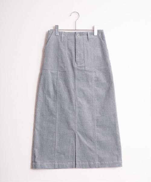 LBC（エルビーシー）の「コーデュロイベイカーIラインスカート（スカート・レディース・オフホワイト/ブルー系その他/キャメル/チャコール・M/L）」の19枚目の写真