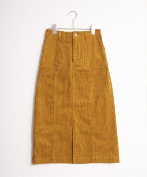 LBC（エルビーシー）の「コーデュロイベイカーIラインスカート（スカート・レディース・オフホワイト/ブルー系その他/キャメル/チャコール・M/L）」の8枚目の写真