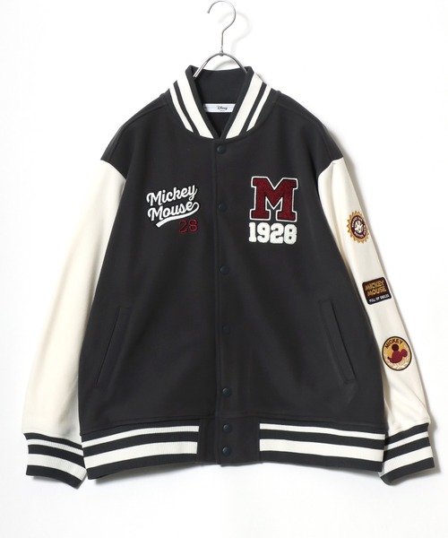 セール】2025AW Disney/ディズニー フリースボンディング ワッペン刺繍