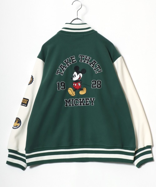 セール】2025AW Disney/ディズニー フリースボンディング ワッペン刺繍