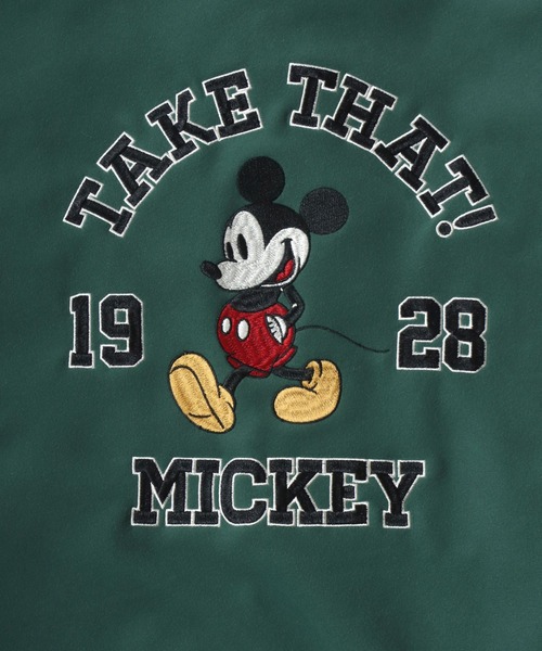 セール】2025AW Disney/ディズニー フリースボンディング ワッペン刺繍