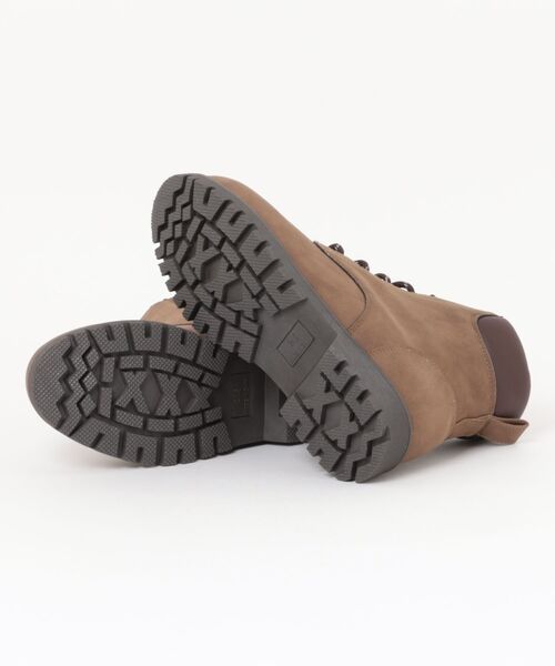 HEAL ME（ヒールミー）の「heal me ヒールミー レディース マウンテンブーツ【耐水/幅広3E/滑りにくい/暖か裏起毛】レースアップ カジュアル ウィンターシューズ 225401（ブーツ・レディース・キャメル/ダークブラウン/ブラック・23.0cm/23.5cm/24.0cm/24.5cm/25.0cm/25.5cm/22.5cm）」の5枚目の写真