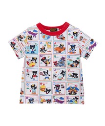 DOUBLE_B（ダブルビー）の「アルファベット総柄半袖Tシャツ（Tシャツ/カットソー）」