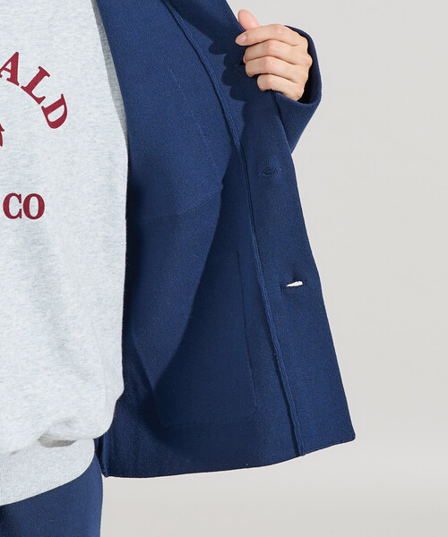 セール】＜マシーンウォッシャブル＞ スウェットライクニット