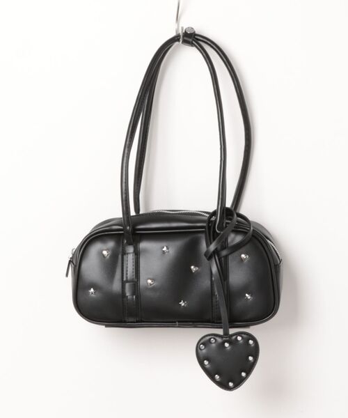 frunco(フランコ)の「モチーフスタッズ合皮BAG(ハンドバッグ・レディース・ブラウン/ブラック/ピンク・FREE)」の9枚目の写真