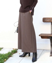 MK MICHEL KLEIN | 千鳥柄ガウチョパンツ/洗える(その他パンツ)