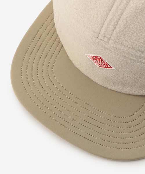 DANTON（ダントン）の「DANTON | フリースジェットキャップ（キャップ・レディース・ベージュ/ブラック・F）」の7枚目の写真