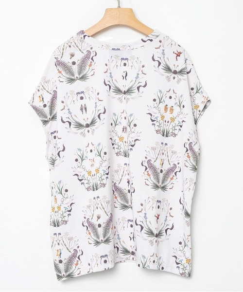 BEDSIDEDRAMA(ベットサイドドラマ)の「Dance In The Garden Tee(Tシャツ/カットソー・レディース・ナチュラル/ブラック・1)」の12枚目の写真
