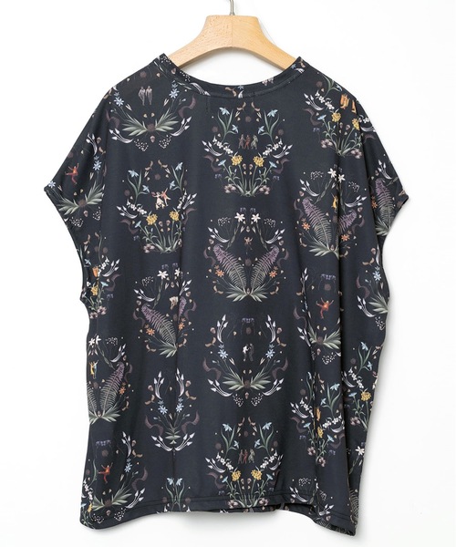 BEDSIDEDRAMA(ベットサイドドラマ)の「Dance In The Garden Tee(Tシャツ/カットソー・レディース・ナチュラル/ブラック・1)」の15枚目の写真