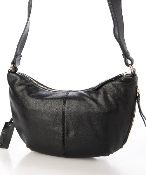 ATLANTA（アトランタ）の「アトランタ ATLANTA / やぎ革軽量ハーフムーンショルダー（ショルダーバッグ・レディース・ベージュ/シルバー系その他3/ブラック/カーキ・FREE）」の17枚目の写真