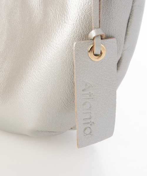 ATLANTA（アトランタ）の「アトランタ ATLANTA / やぎ革軽量ハーフムーンショルダー（ショルダーバッグ・レディース・ベージュ/シルバー系その他3/ブラック/カーキ・FREE）」の15枚目の写真