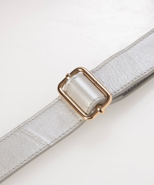 ATLANTA（アトランタ）の「アトランタ ATLANTA / やぎ革軽量ハーフムーンショルダー（ショルダーバッグ・レディース・ベージュ/シルバー系その他3/ブラック/カーキ・FREE）」の16枚目の写真