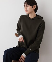 Dessin（デッサン）の「【洗える／体型カバー】ちょうどいいニットパーカ（ニット/セーター）」