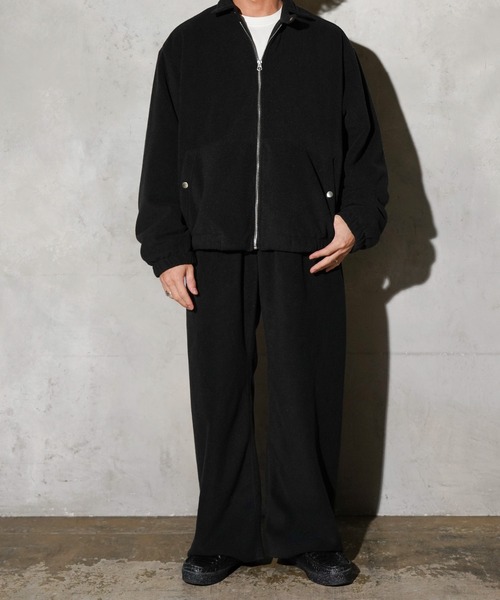 SUNNY  SPORTS（サニースポーツ）の「SUNNY SPORTS GOLF / サニースポーツゴルフ FLEECE 2PARTS WIDE PANT フリース ワイドパンツ（その他パンツ・メンズ・ダークブラウン/ブラック・MEDIUM/LARGE）」の3枚目の写真