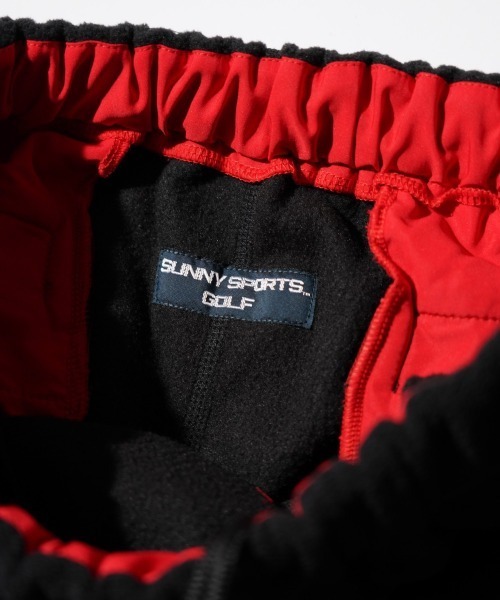 SUNNY  SPORTS（サニースポーツ）の「SUNNY SPORTS GOLF / サニースポーツゴルフ FLEECE 2PARTS WIDE PANT フリース ワイドパンツ（その他パンツ・メンズ・ダークブラウン/ブラック・MEDIUM/LARGE）」の9枚目の写真