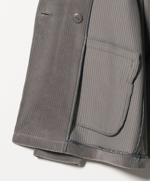 A DAY IN THE LIFE UNITED ARROWS(アデイインザライフユナイテッドアローズ)の「カットコーデュロイ ダブルジャケット <A DAY IN THE LIFE>(テーラードジャケット・レディース・ブラック/モカ・FREE)」の14枚目の写真