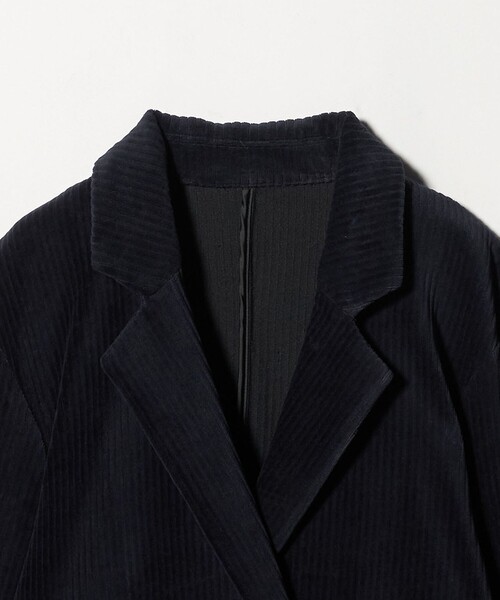 A DAY IN THE LIFE UNITED ARROWS(アデイインザライフユナイテッドアローズ)の「カットコーデュロイ ダブルジャケット <A DAY IN THE LIFE>(テーラードジャケット・レディース・ブラック/モカ・FREE)」の17枚目の写真