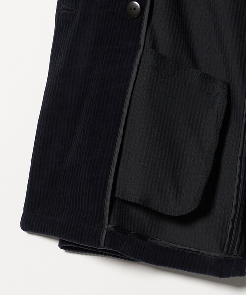 A DAY IN THE LIFE UNITED ARROWS(アデイインザライフユナイテッドアローズ)の「カットコーデュロイ ダブルジャケット <A DAY IN THE LIFE>(テーラードジャケット・レディース・ブラック/モカ・FREE)」の18枚目の写真