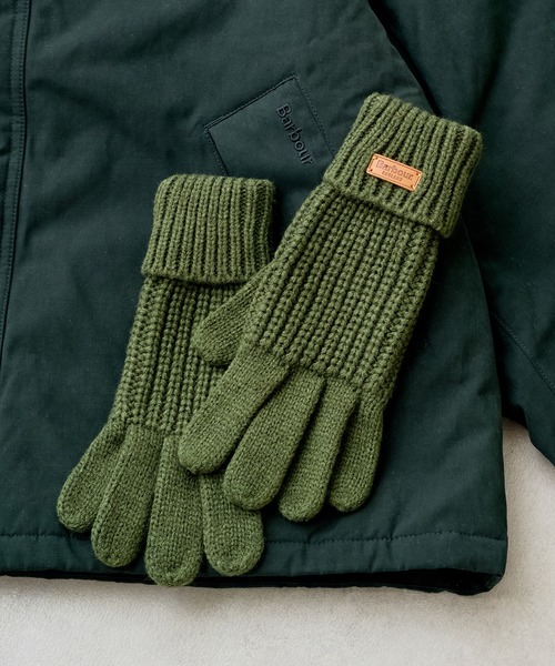 Barbour（バブアー）の「【Barbour】barbour saltburn knitted gloves/ニット手袋（手袋・レディース・アイボリー/ブラック/オリーブ・FREE）」の3枚目の写真