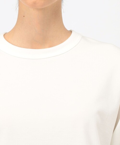 MACPHEE(マカフィー)の「ハイゲージスエット ロングスリーブプルオーバー(スウェット・レディース・ライトベージュ/ホワイト・S)」の8枚目の写真