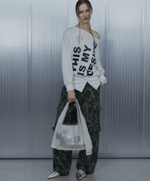 SETUPEXE（セットアップイーエックスイー）の「【SETUP‐EXE】BOLD LETTERING LOOSE TOP / 【セットアップエグゼ】ボールドレタリングルーズ長袖Ｔシャツ（Tシャツ/カットソー）」
