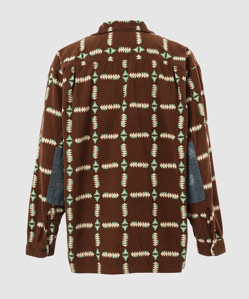 BOW WOW(バウワウ)の「NAVAJO PRINT FLANNEL SHIRT AGED(シャツ/ブラウス・メンズ・ブラウン系その他・L/XL)」の3枚目の写真