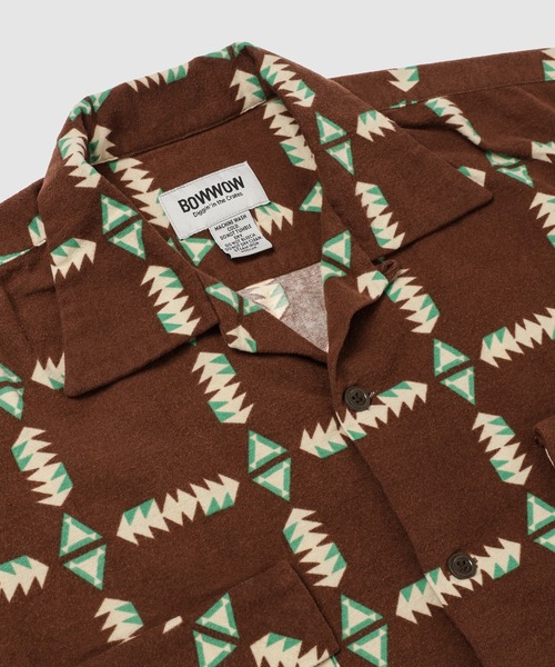 NAVAJO PRINT FLANNEL SHIRT AGED（シャツ/ブラウス）｜BOW WOW